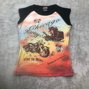 Harley Davidson women’s‎ sleeveless graphic T size small